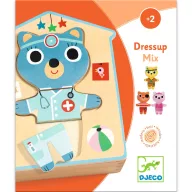 Djeco Képkirakó - Cirmike - Dressup - mix