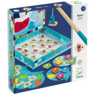 DJECO Képeslottó - Szín-szám horgász - Navy loto