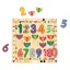 Djeco Formaillesztő, formaberakó - 1-től 10-ig kirakó - Puzzle 1 - 10