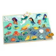   Djeco Formaillesztő, formaberakó - Tengeri alakok - Puzzlo Sea