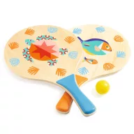   Djeco Strandjáték - Ütőkészlet, tenger - Beach rackets set - Sea