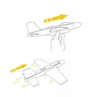 Djeco Repülőgép - Tűzsugár - Fire Jet