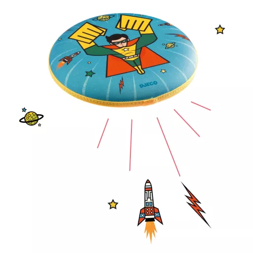 Djeco Frizbi - Repülő hős - Disque volant Flying Hero