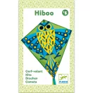 Djeco Hiboo bagoly mintás szélsárkány kék és narancs színekben a szabadban