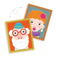 Djeco Inzebox Portraits mágneses képkirakó színes arckifejezésekkel