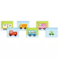   Djeco Mágneses képkirakó - Variációk 12 járműre - Inzebox Vehicles