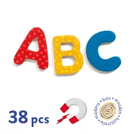   Djeco Mágneses betűkészlet - Nagybetűk - 38 fancy letters