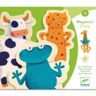   Djeco Mágneses képkirakó - Vicces állatok - Crazy animals