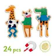   Djeco Mágneses képkirakó - Vicces állatok - Crazy animals