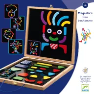   Djeco Mágneses képkirakó - Geometriai formák - Geocharacter