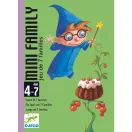 Djeco Mini Family kis családi kártyajáték elölnézeti képe 4-7 éves korosztály jelöléssel