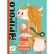Djeco Pipolo Hazudj ha tudsz blöffölős kártyajáték illusztrált tárolódoboza