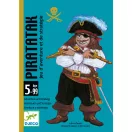Djeco Piratatak kártyajáték elölnézeti képe a fegyveres kalózzal