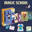 Djeco Magic School Varázsló iskola kooperatív kártyajáték doboza illusztrációkkal