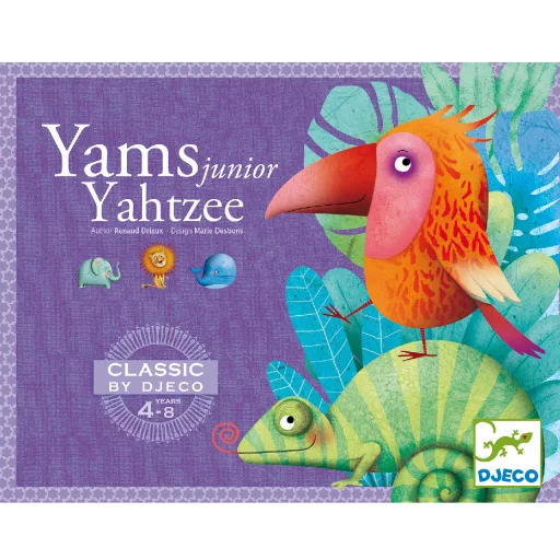 Djeco Társasjáték klasszikus - Junior kockapóker - Yams