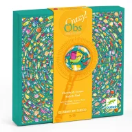 Djeco Fishy-Fish böngésző társasjáték 3D díszdoboza halacskás illusztrációkkal