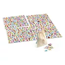 Djeco Tiny beasts böngésző játéktábla modulok kártyákkal és textil szövettasakkal