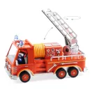 Djeco Crazy Motors Láng Ottó Captain Fire tűzoltóautó a dobozában