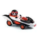 Djeco Crazy Motors Sebes Denevér stílusos játékautó fehér-fekete mintázattal