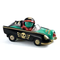 Djeco Crazy Motors Kerekes Kalóz játékautó vagány kalózos mintával