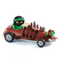 Djeco Crazy Motors Turbópók fém kisautó színes és részletgazdag dizájnnal