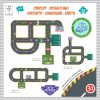 Djeco CRAZY MOTORS autópálya - Városi kőrút - City circuit - Giant puzzle - 26 pcs