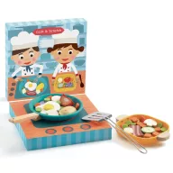 Djeco Cook and Scratch szerepjáték készlet konyhai eszközökkel