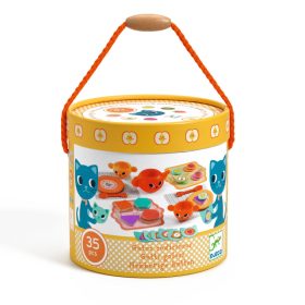   Djeco Szerepjáték - Pákosztos cica étkészlet - Greedy cats