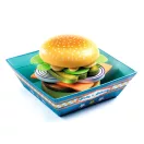 Djeco Kelly and Johnny hamburgerező szerepjáték készlet színes játékelemekkel