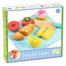 Djeco Piknik falatkák fából készült játék szerepjátékhoz 2 éves kortól