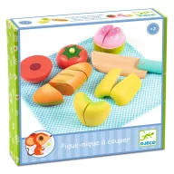 Djeco Piknik falatkák fából készült játék szerepjátékhoz 2 éves kortól