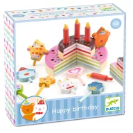 Djeco Torta Móka Happy Birthday fa szerepjáték torta szett
