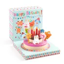 Djeco Torta Móka Happy Birthday fa szerepjáték torta szett