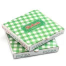 Djeco Robertó pizzázója szerepjáték dobozban, színes pizza feltétekkel