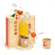 Djeco Bean-to-cup Espresso kávégép szemes kávé kiegészítőkkel