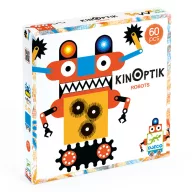 Djeco Optikai puzzle - Robotok, 60 db-os - Kinoptik Robots