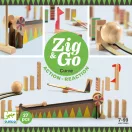 Djeco Zig & Go 27 darabos fa és fém építőjáték dobozban