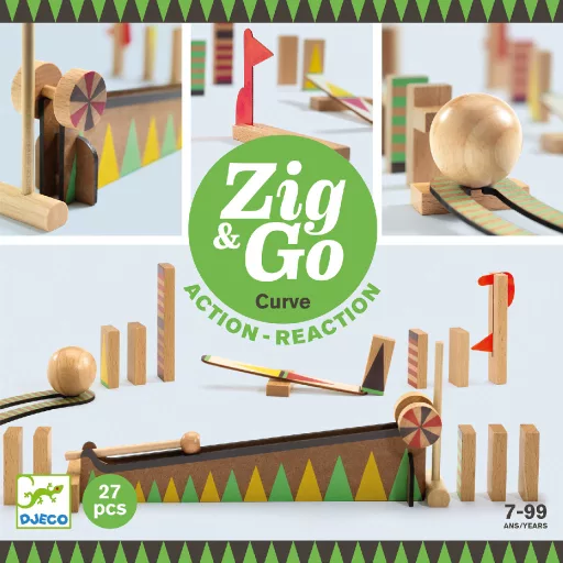 Djeco Építőjáték - Sokasodó 27 db - Zig & Go