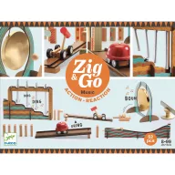   Djeco Építőjáték - Sokasodó muzsikáló, 52 db-os - Zig and Go - Music