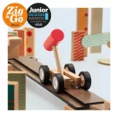 Djeco Zig and Go Music 52 darabos fa és fém építőjáték zenélő pályaelemekkel