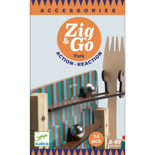 Djeco Építőjáték - Villa, 14 db-os - Zig and Go - Fork