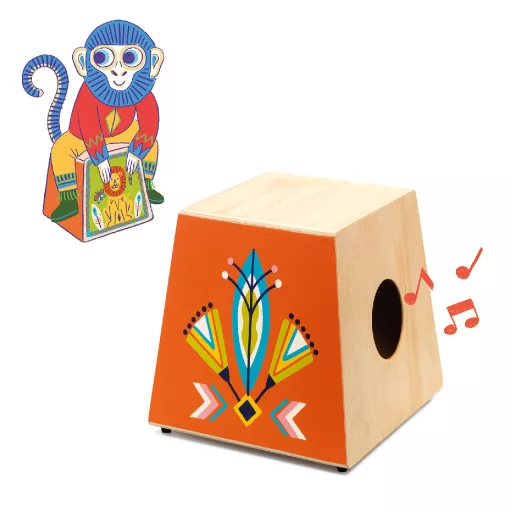 Djeco Játékhangszer - Perui dobozdob - Cajon