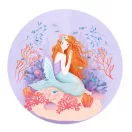 Djeco Zenélő ékszerdoboz Enchanted mermaid sellő mintával és forgó figurával