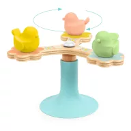 Djeco BabySpini madárpörgető bébijáték színes kivitelben 1 éveseknek