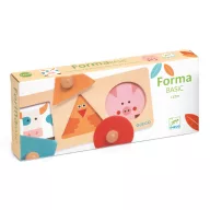   Djeco Formaillesztő, formaberakó - Színek és formák - FormaBasic