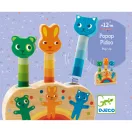 Djeco Hipp-hupp felfedező játék 1 éveseknek színes figurákkal