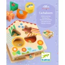 Djeco Cachaboom állati bújócska formaillesztő játék fa elemekkel