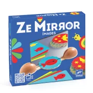 Djeco Ze Mirror Images tükröző halak képkirakó színes halas mintákkal és tükörrel