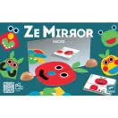 Djeco Ze Mirror Faces tükröző képkirakó játék doboza és kártyái