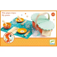 Djeco My Pic Nic piknikkészlet színes kiegészítőkkel szerepjátékhoz